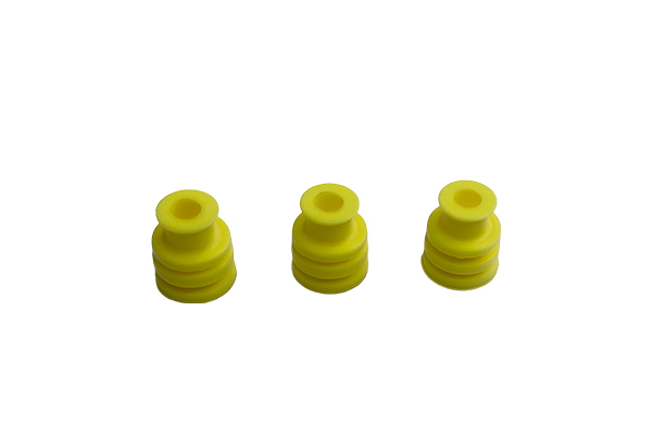 Domestic High-Proof 6-1.2 Yellow Silicone Waterproof Plug, Waterproof Plug, Sealing Plug, Connector