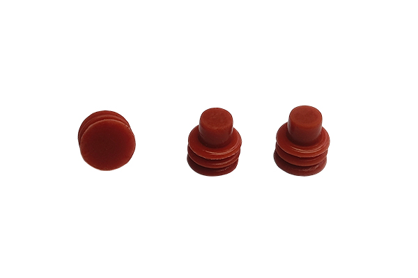 Automotive Wiring Harness Connector Special 2.3 Blind Plug Aging Resistant Sealing Plug Silicone Red Plug Plug