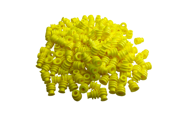 Domestic High-Proof 6-1.2 Yellow Silicone Waterproof Plug, Waterproof Plug, Sealing Plug, Connector